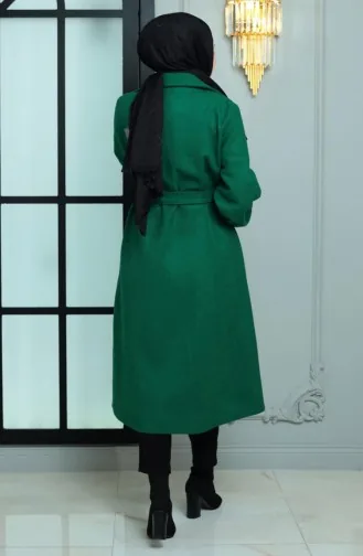 Brooch Detailed Stamp Coat Emerald 19171 15000