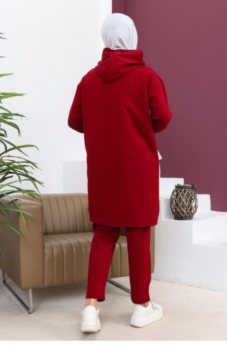 Costume De Sport Avec Poches Rouge Claret 2066MG.BRD