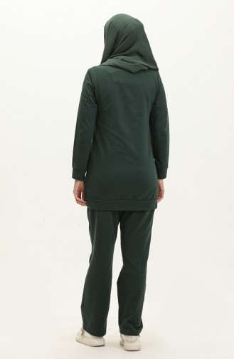 Two Thread Pearl Tracksuit Set 3038-06 Nephti Green 3038-06