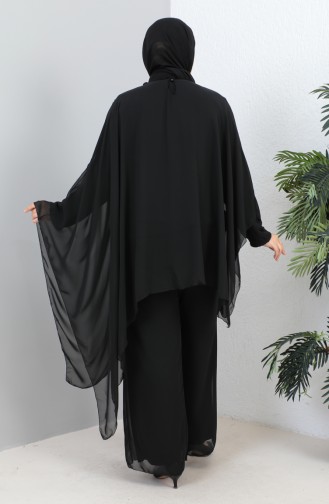 Tailleur Robe De Soirée Pierre Grande Taille 23031-01 Noir 23031-01