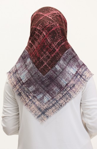 Patterned Scarf 13234-03 Pink Purple 13234-03