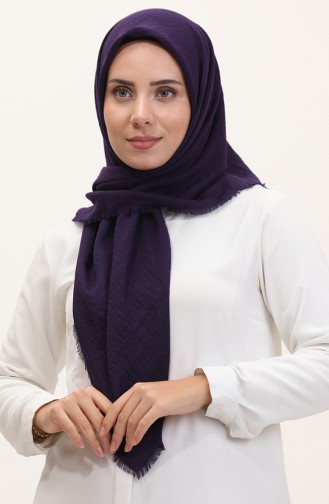 Plain Aerobin Scarf 13237-17 Purple 13237-17