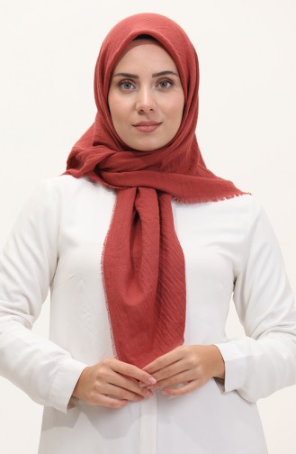 Plain Aerobin Scarf 13237-18 Brick Red 13237-18