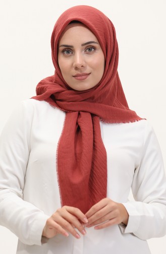 Plain Aerobin Scarf 13237-18 Brick Red 13237-18