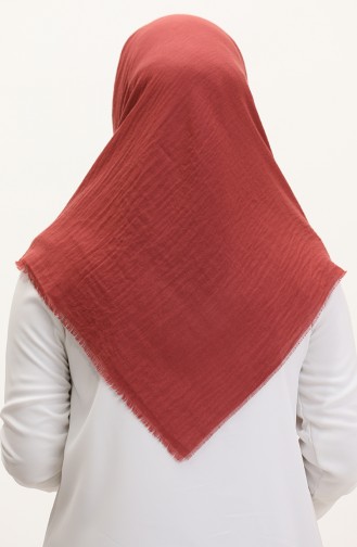 Plain Aerobin Scarf 13237-18 Brick Red 13237-18