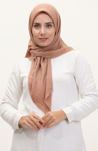 Plain Aerobin Scarf 13237-26 Milky Coffee 13237-26