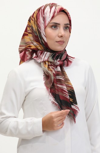 Patterned Soft Scarf 13239-10 Pink Earth 13239-10