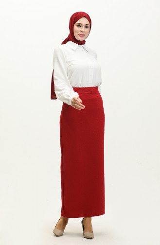 Pencil Skirt 0144-03 Red 0144-03