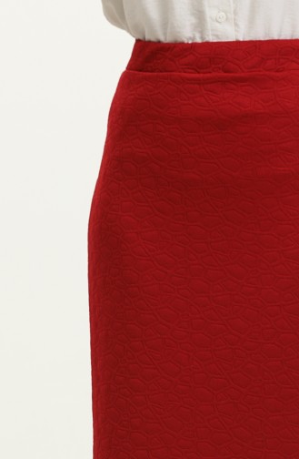 Pencil Skirt 0144-03 Red 0144-03