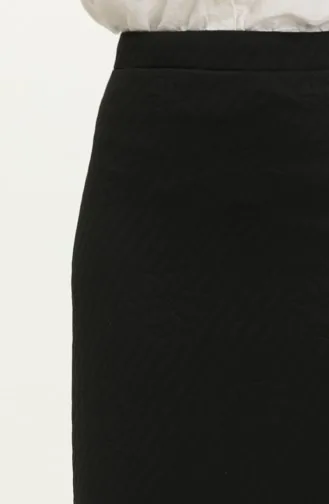Bleistiftrock 0145-01 Schwarz 0145-01