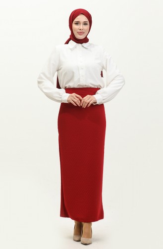 Pencil Skirt 0145-03 Red 0145-03