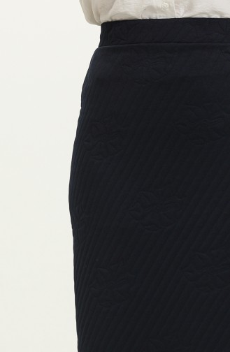 Pencil Skirt 0145-04 Navy Blue 0145-04