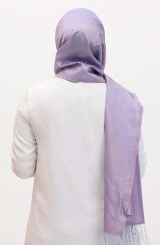 Tassel Taffeta Shawl 1267-26 Lilac 1267-26