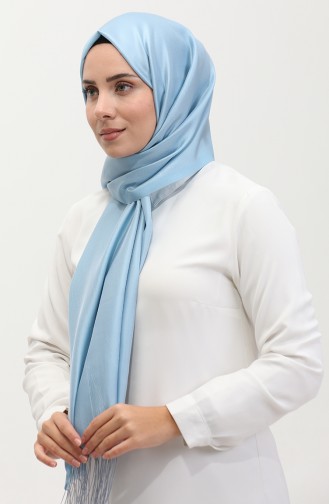 Tassel Taffeta Shawl 1267-31 Baby Blue 1267-31