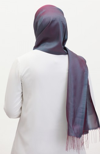 Tassel Taffeta Shawl 1267-74 Oil Fuchsia 1267-74