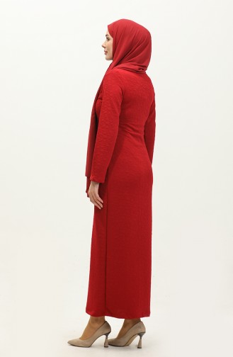 Bleistiftkleid 0146-04 Rot 0146-04