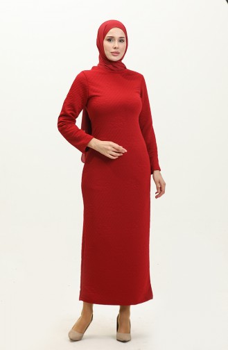 Bleistiftkleid 0147-02 Rot 0147-02