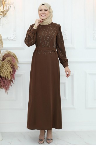 Yasemin Abendkleid Braun 3005
