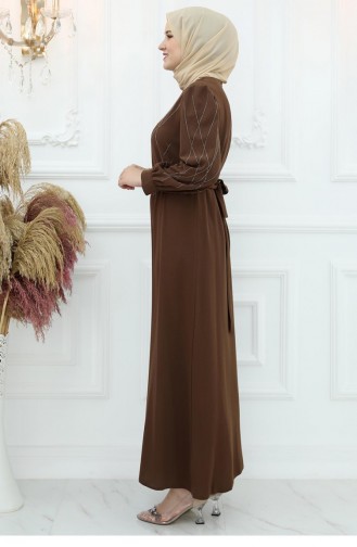 Yasemin Abendkleid Braun 3005