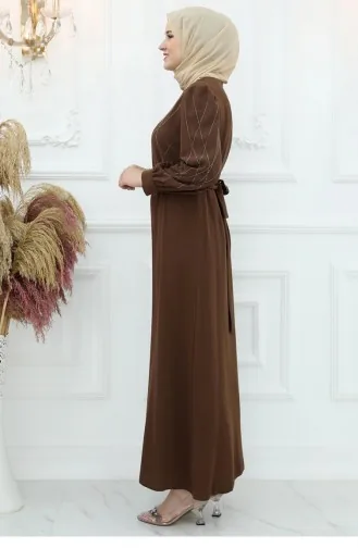 Yasemin Abendkleid Braun 3005