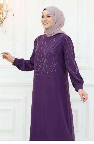 Robe De Soirée Yasemin Lilas 3006