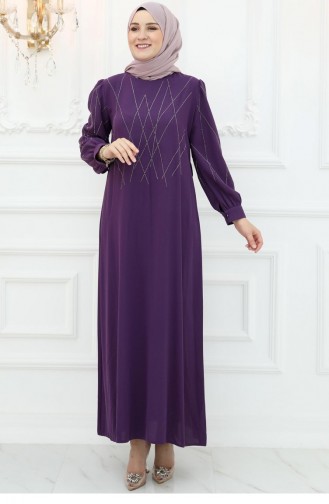 Robe De Soirée Yasemin Lilas 3006