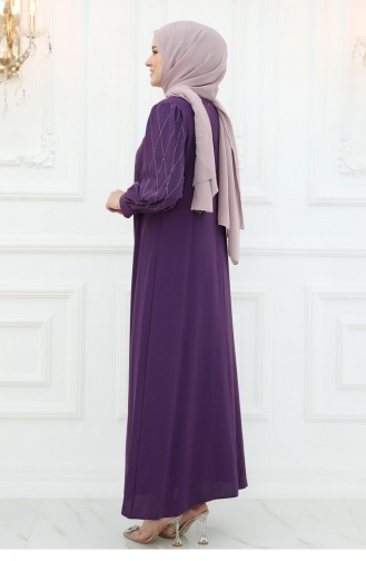 Robe De Soirée Yasemin Lilas 3006