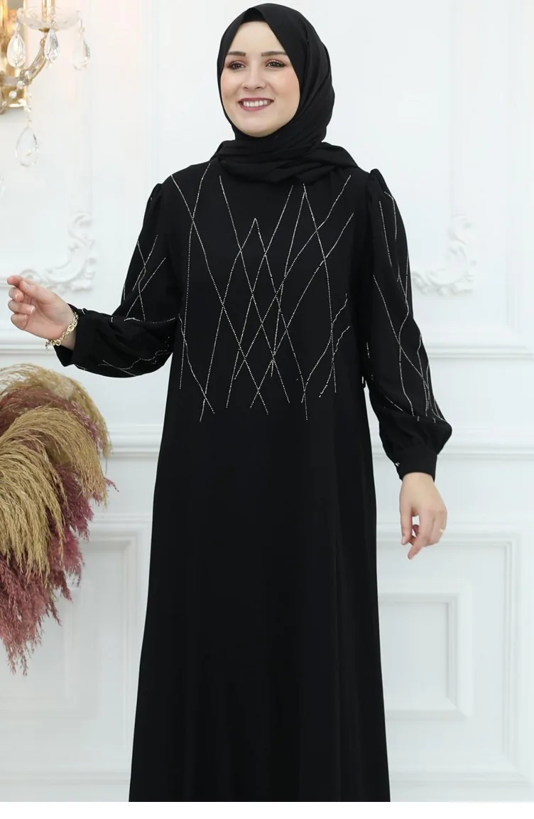 ياسمين فستان سهرة أسود 3008