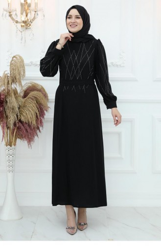 Yasemin Abendkleid Schwarz 3008