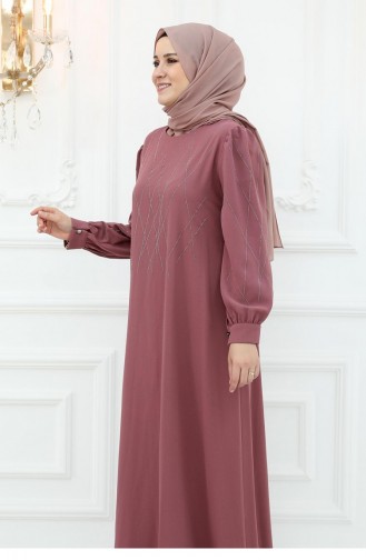 Robe De Soirée Yasemin Poudre 3009