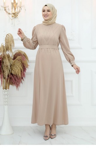 Jasmine Evening Dress Mink 3011