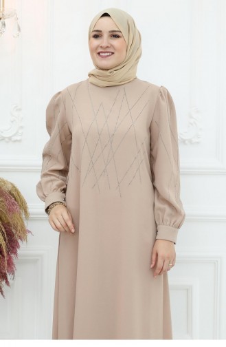Jasmine Evening Dress Mink 3011