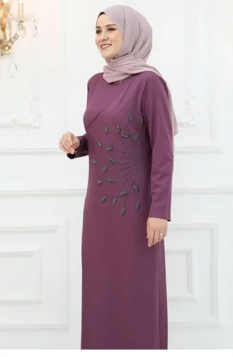 Amine Hüma Mislina Robe De Soirée Violet 3012