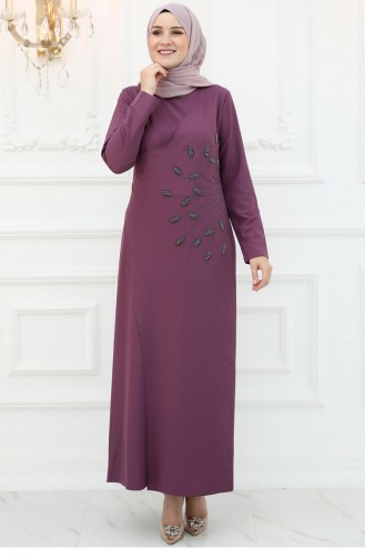 Amine Hüma Mislina Avondjurk Violet 3012