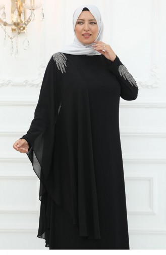 Traumabendkleid Schwarz 3018