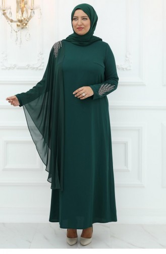 Dream Evening Dress Emerald 3019