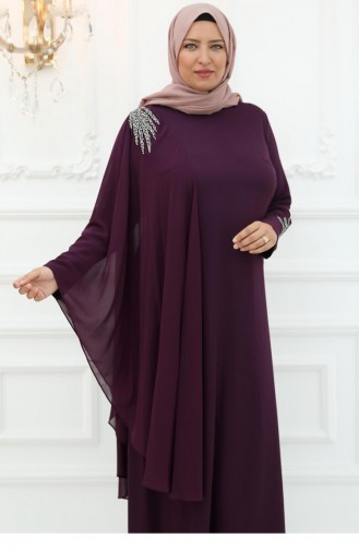 Traumabendkleid Pflaume 3020