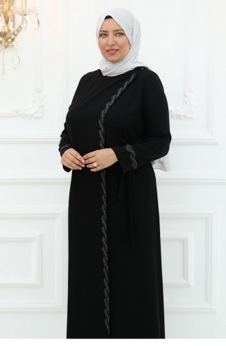 Ebrar Abaya Zwart 3029