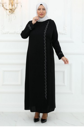 Ebrar Abaya Zwart 3029