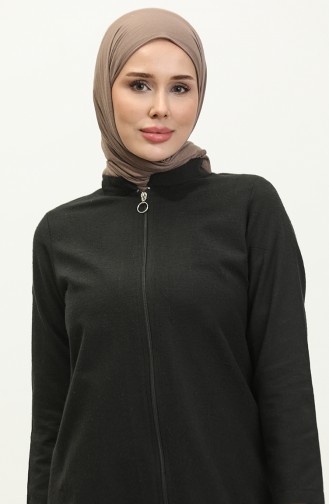 Zippered Cape 6109-03 Black 6109-03