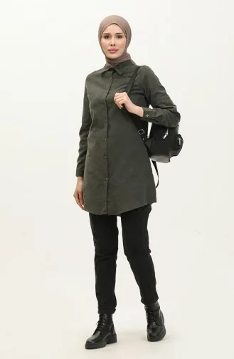 Geknöpfte Tunika 5105-05 Khaki 5105-05