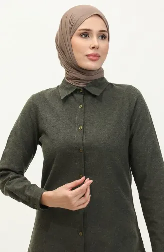 Geknöpfte Tunika 5105-05 Khaki 5105-05