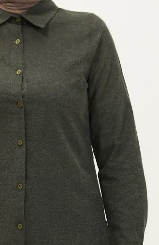 Geknöpfte Tunika 5105-05 Khaki 5105-05