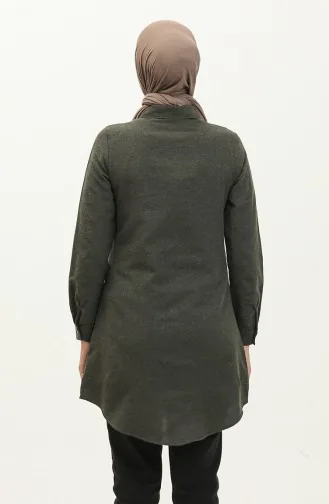 Geknöpfte Tunika 5105-05 Khaki 5105-05