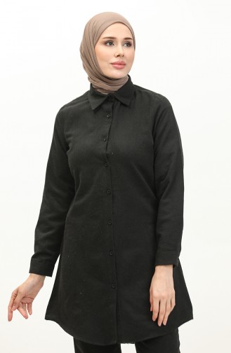 Buttoned Tunic 5105-06 Black 5105-06