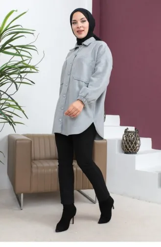 Plaid Winter Shirt Gray 0063MP.GRI