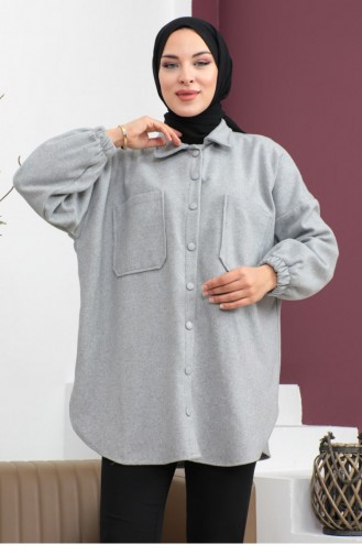 Plaid Winter Shirt Gray 0063MP.GRI