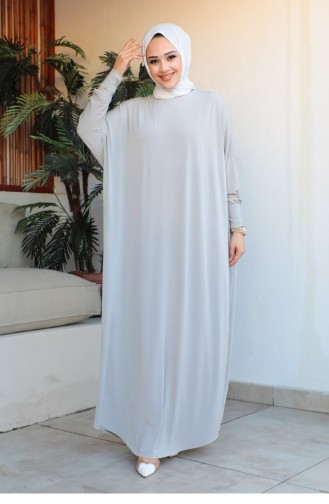 Casual Jurk Met Vleermuismouwen Stone 2045MG.TAS