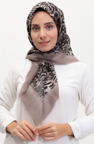 إيشارب بنقش جلد النمر 13233-16 أسود فيزون 13233-16
