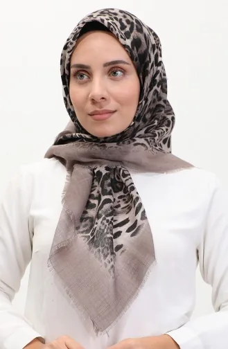 إيشارب بنقش جلد النمر 13233-16 أسود فيزون 13233-16